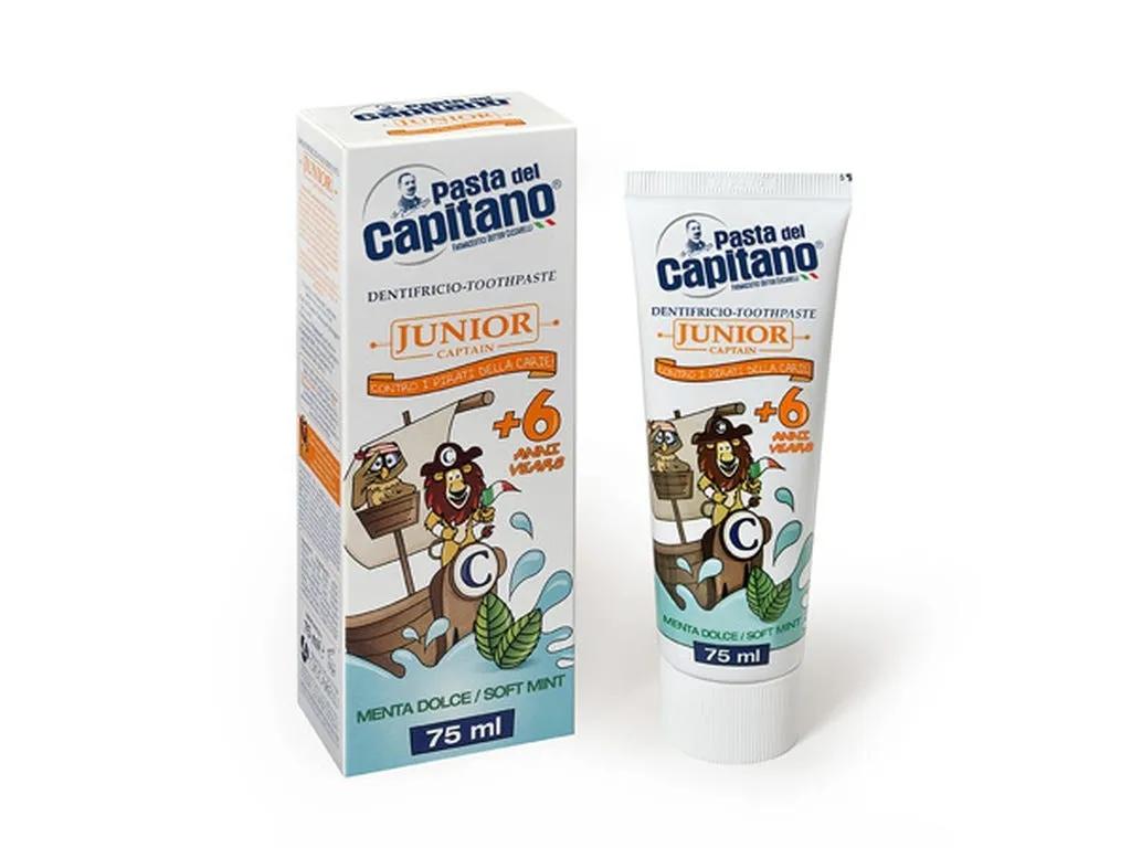 Pasta del Capitano Dentifricio Junior +6 Anni Menta Dolce 75 ml