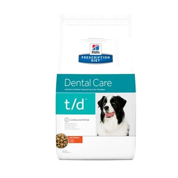 Hill's Prescription Diet T/D Dental Care Crocchette Per Cani Adulti Con Pollo Sacco 4 Kg