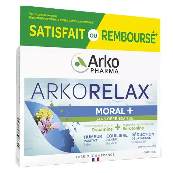 Arkopharma Arkorelax Moral+ 60 comprimés