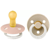 Bibs Night Pacifiers Colors Vanilla/Blush 0-6m 2 units