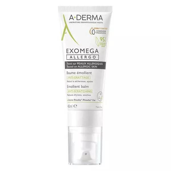 A-Derma Exomega Allergo Baume Emollient Anti-Grattage 40ml