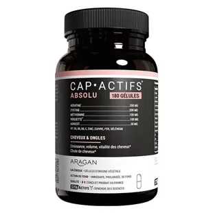 Aragan - Synactifs - Capactifs® Absolu - Capelli & Unghie - Cheratina - 180 Pillole