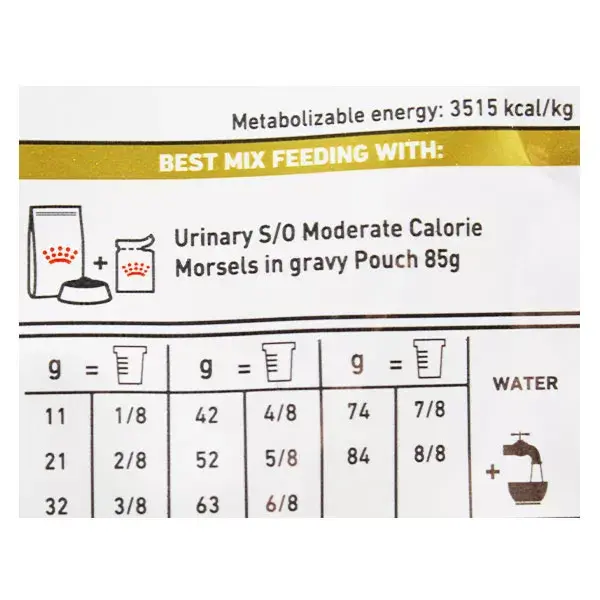 Royal Canin Veterinary Diet Cat Urinary S/O Moderate Calorie 1.5kg