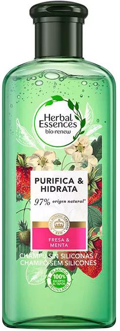 Herbal Essence Bio Renew Champú Fresa y Menta 250 ml