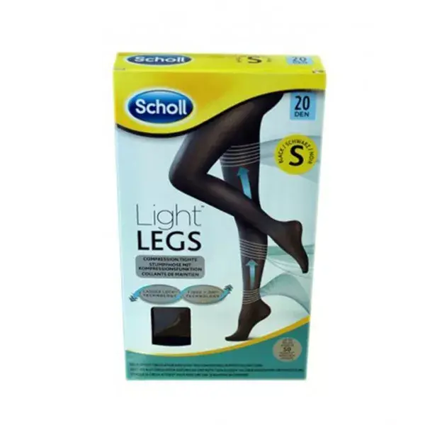Scholl Light Legs Calzas Talla S Negro