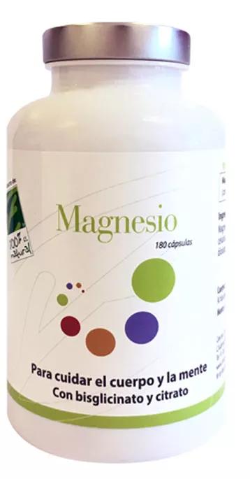100% Natural Magnesio 180 Cápsulas
