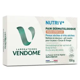 Laboratoires Vendôme - Pain Dermatologique Huile d'Abricot NUTRIV+ 100g