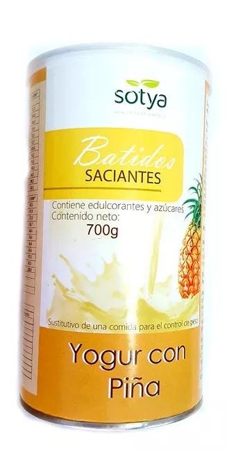 Secouer l'hippopotame. Yaourt à l'Ananas Sotya 700 gr