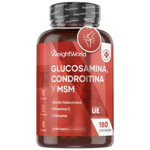 WeightWorld Glucosamine, Chondroitin and MSM 180 Capsules