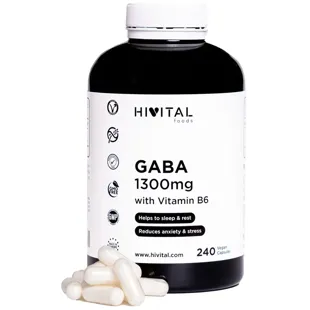 Hivital Gaba 1300 mg 240 cápsulas veganas