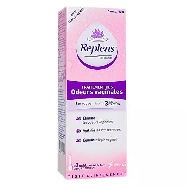 Replens Vaginal Gel Odor Treatment 3 single doses