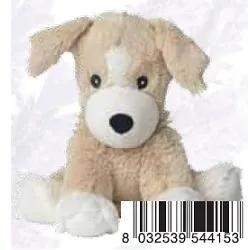 Warmies Cane Beige Peluche Soffice Termico