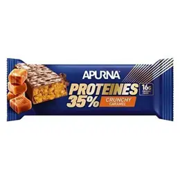 Apurna Barre Hyperprotéinée Crunchy Caramel 45g