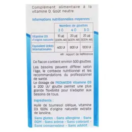 Pediakid Vitamine D3 20ml