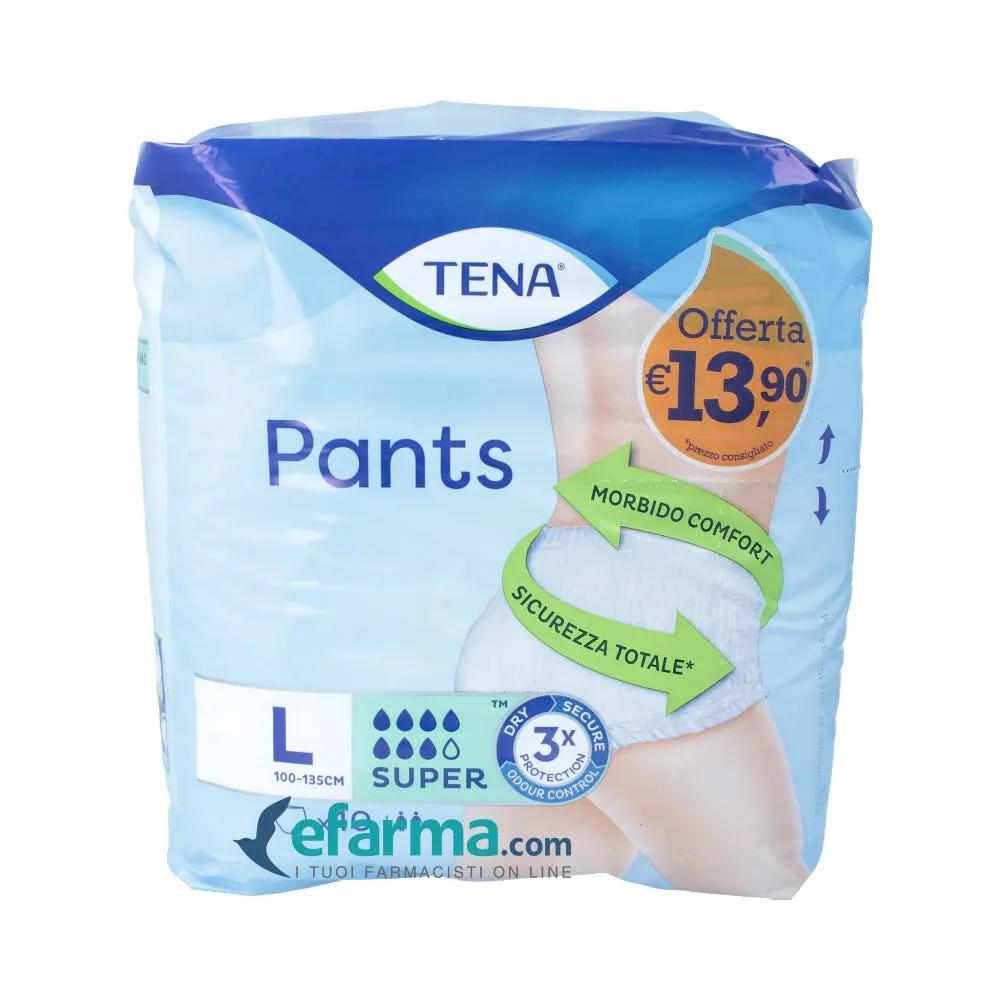 Tena Pants Super Pannoloni Mutandina Taglia L 10 Pezzi