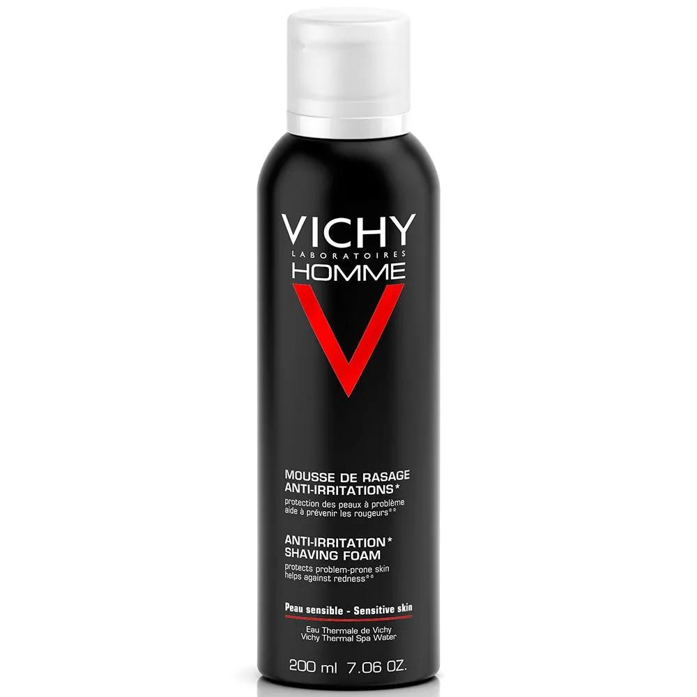 Vichy Homme Sensi Shave - Schiuma da Barba Anti-Irritazioni 200 ml