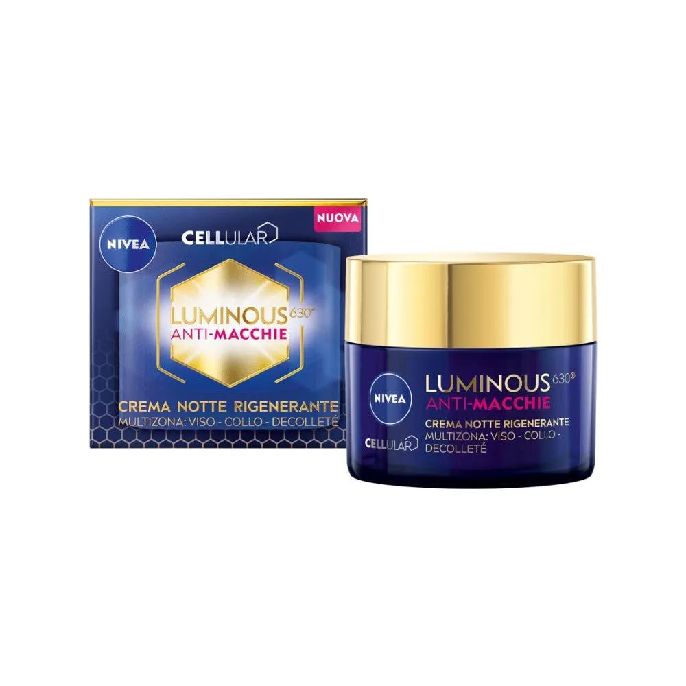 Nivea Cellular Luminous 630 Anti-Macchie Crema Viso Notte Rigenerante 50 ml