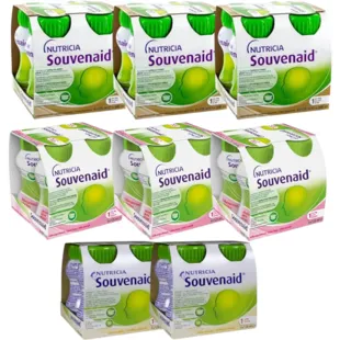 Souvenaid Cappuccino 12 x 125 ml + Saveur vanille 8 x 125 ml + Saveur fraise 12 x 125 ml