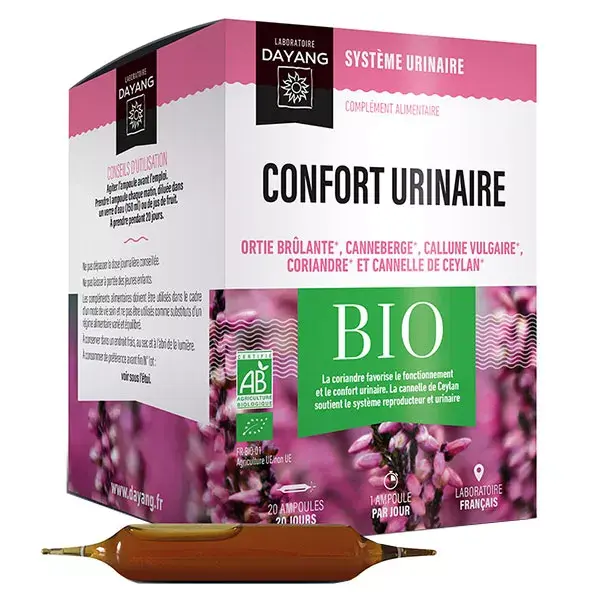 Dayang Complexe Confort Urinaire Bio 20 ampoules