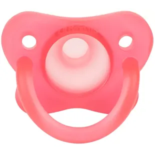 Dr Browns Soother silicone one piece 0-6 months pink