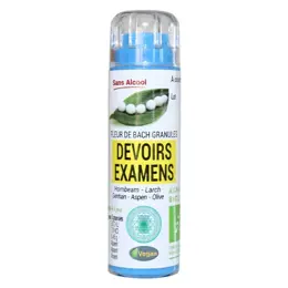 Kosmeo Complexe Fleurs de Bach 0% Alcool Devoirs Examens Bio 120 granules