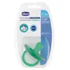 Chicco Sucette Physio Soft Tout Silicone +0m Vert