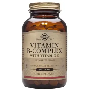 Solgar B-complexe à la vitamine C 250 comprimés