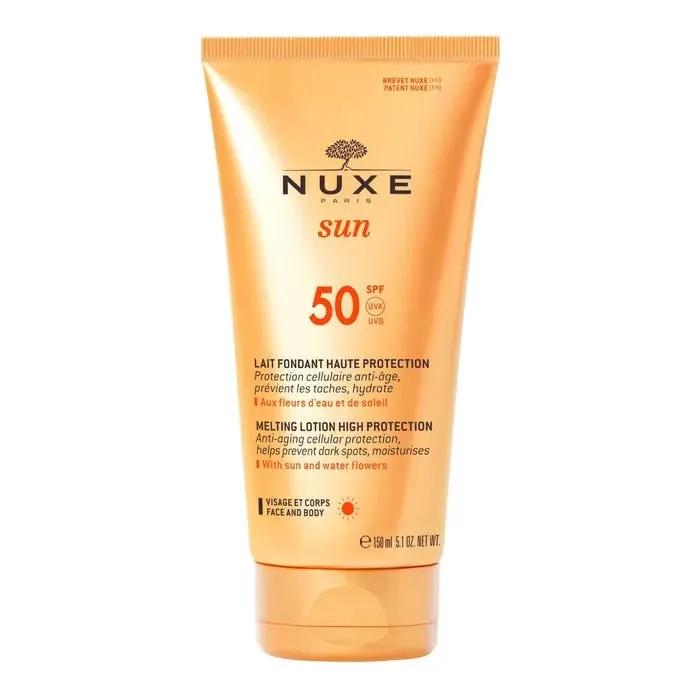 Nuxe Sun Latte Solare Fondente Viso e Corpo Protezione Alta SPF50 150 ml