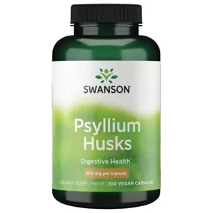 Swanson Psyllium Husks 610mg 100 Capsules