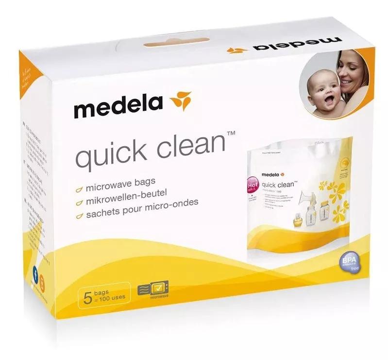 Medela bags of sterile 5 bags for microwave