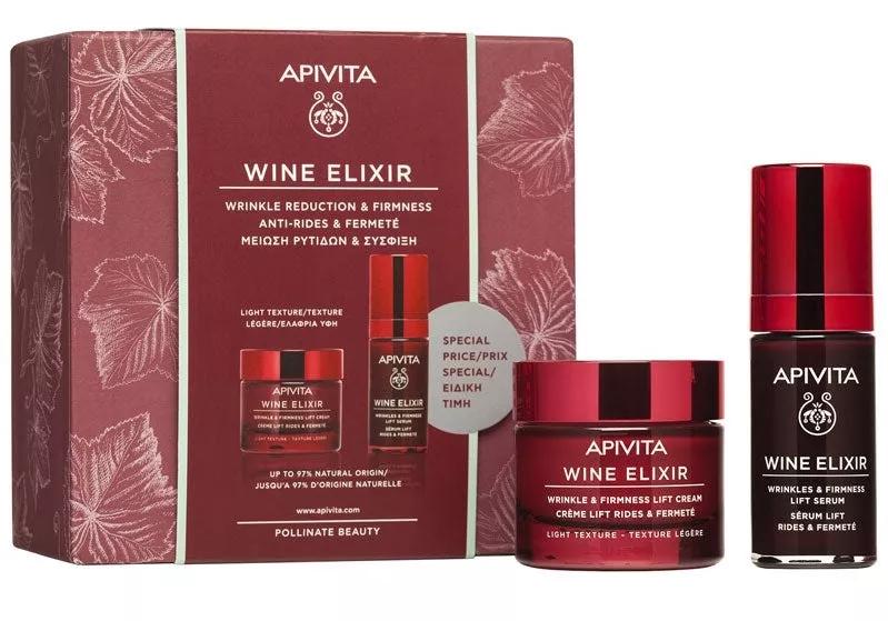 Apivita Wine Elixir Crema Textura Ligera 50ml + Sérum 30 ml