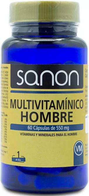 Sanon Multivitamines Homme 60 Gélules de 550 mg