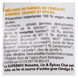 Germline Supermix Petit-Déjeuner Noisette Lin Epice Chai Bio 350g