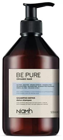 Be Pure Detox Shampoo für normales fettiges Haar 500 ml