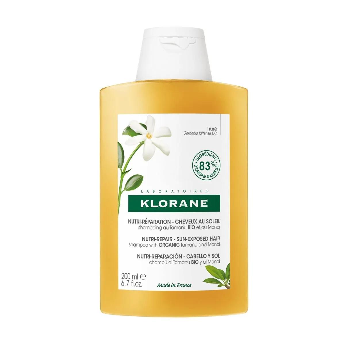 Klorane Shampoo Nutritivo al Tamanu BIO & Monoï 200 ml