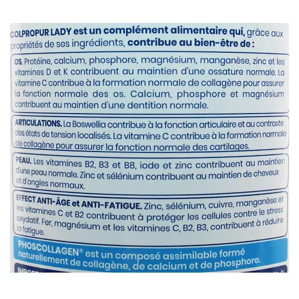 Colpropur Lady Neutre Phoscollagen 25 doses 327,5g
