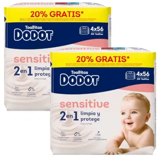 Dodot Sensitive Wipes 8x54 units