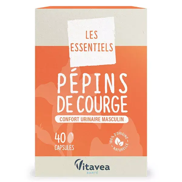 Vitavea Les Essentiels Male urinary comfort Pumpkin seeds 40 capsules