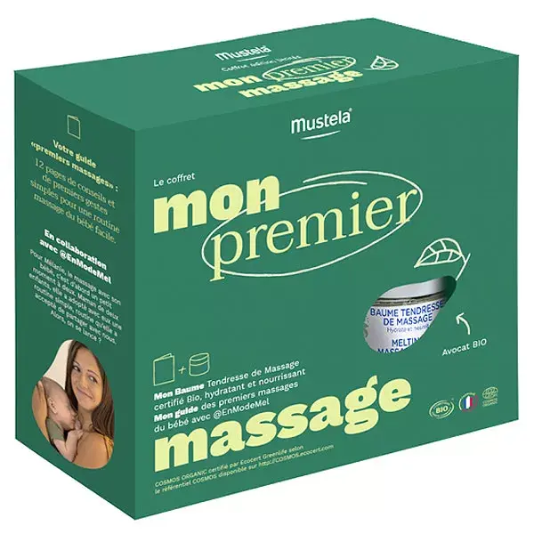 Mustela Massage Coffret Mon Premier Massage Bio 90g