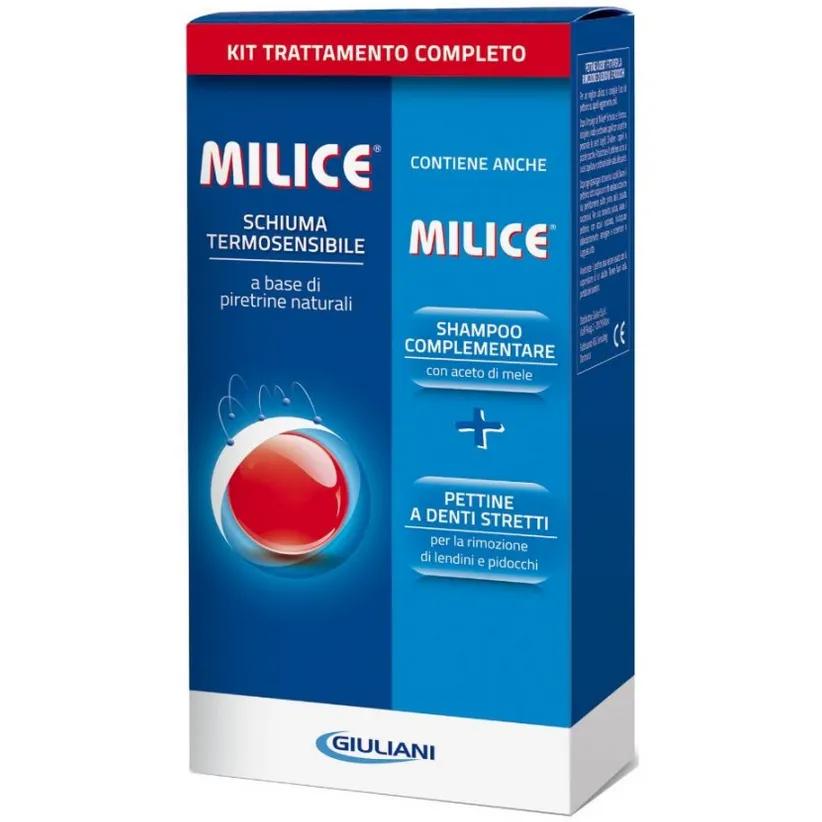 Milice Multipack Mousse + Shampoo Trattamento Antipidocchi