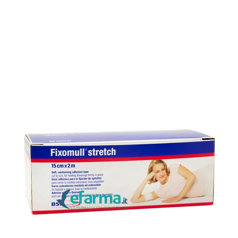 Fixomull Stretch Garza Autoadesiva 15cm X 2m