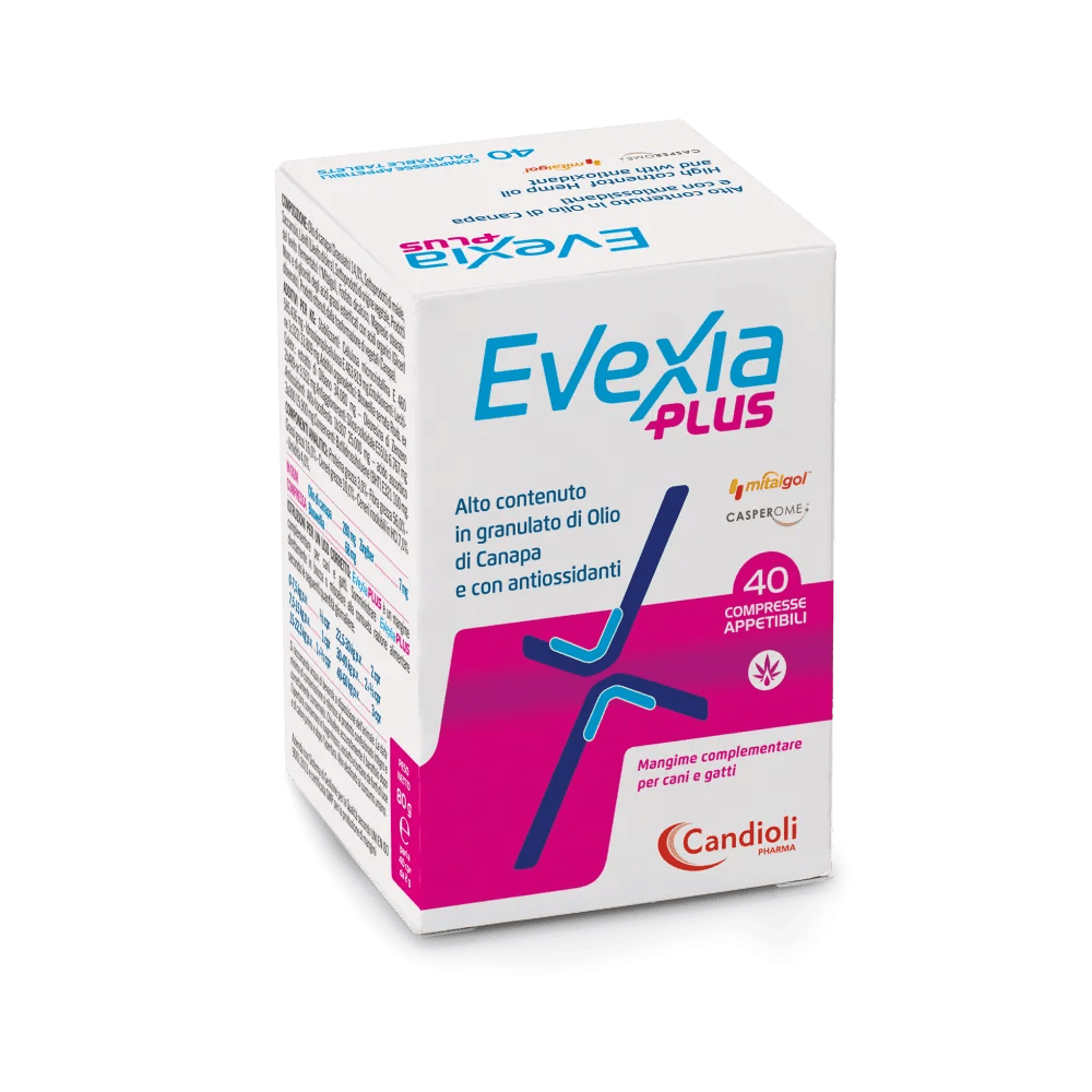 Evexia Plus Integratore Antiossidante Cani e Gatti 40 Compresse