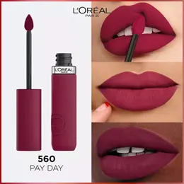 L'Oréal Paris Infaillible Matte Resistance Rouge à Lèvres Mat N°560 Pay Day 5ml