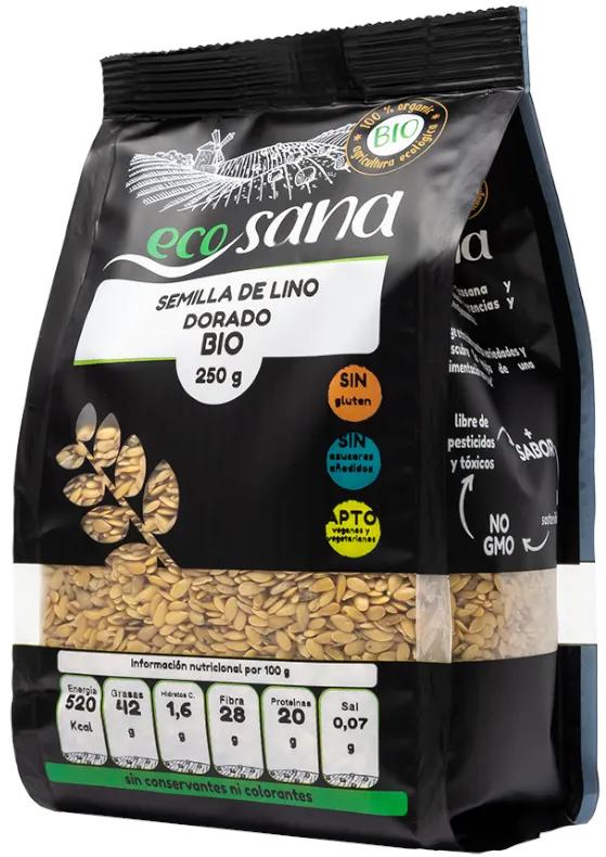 Ecosana Graines de Lin Doré Bio 250 gr