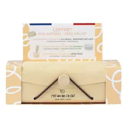 Diet World Coffret Solide Zéro Déchet Shampoing Propolis - Dentifrice Chlorophylle - Déodorant