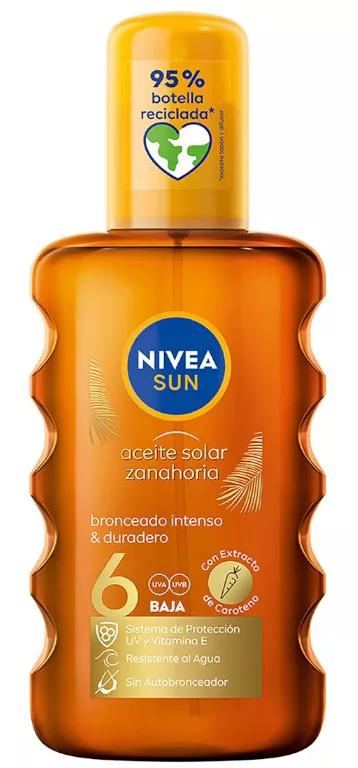 Huile Solaire Spray SPF6 Nivea Sun 200ml