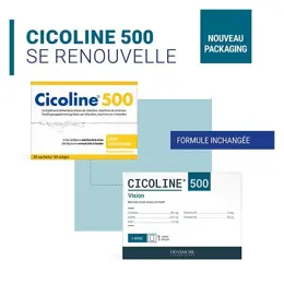 Densmore Cicoline 500 - Mémoire et Vision - Cure 1 mois