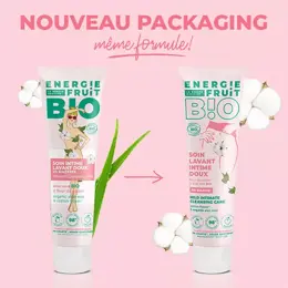 Energie Fruit Hygiène Intime Soin Lavant Fleur de Coton & Aloe Vera Bio 150ml