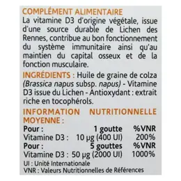 Naturland Vitamine D3 Végétale 2000 UI 15ml