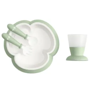 BabyBjörn Pastel Green 4-Piece Dinnerware Set